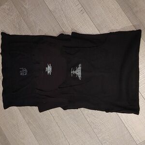 🌠3/$20🌠 Bundle of 3 Men's Black Ribbed Tank Top Undershirts - L (x2) + XL (x1)